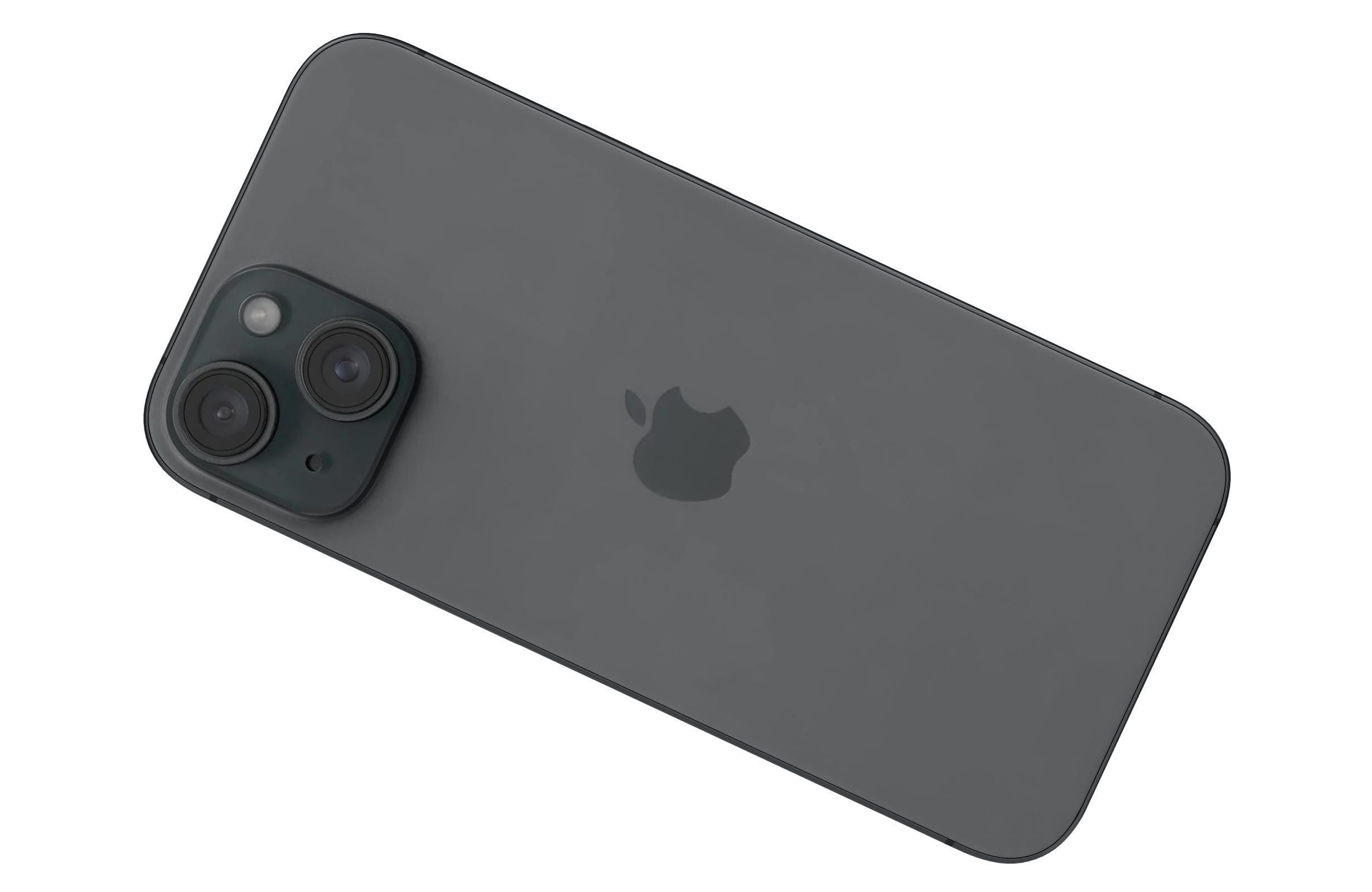 Apple iPhone 15 Black 3D model_11