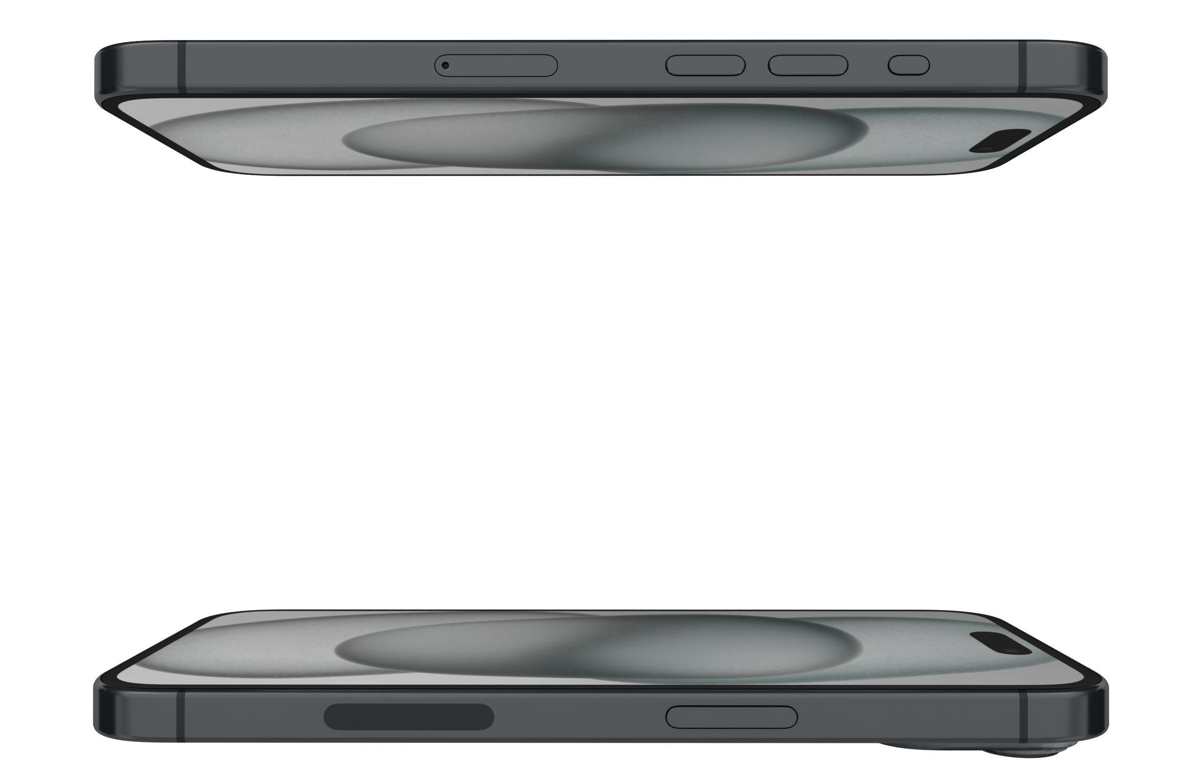 Apple iPhone 15 Black 3D model_9