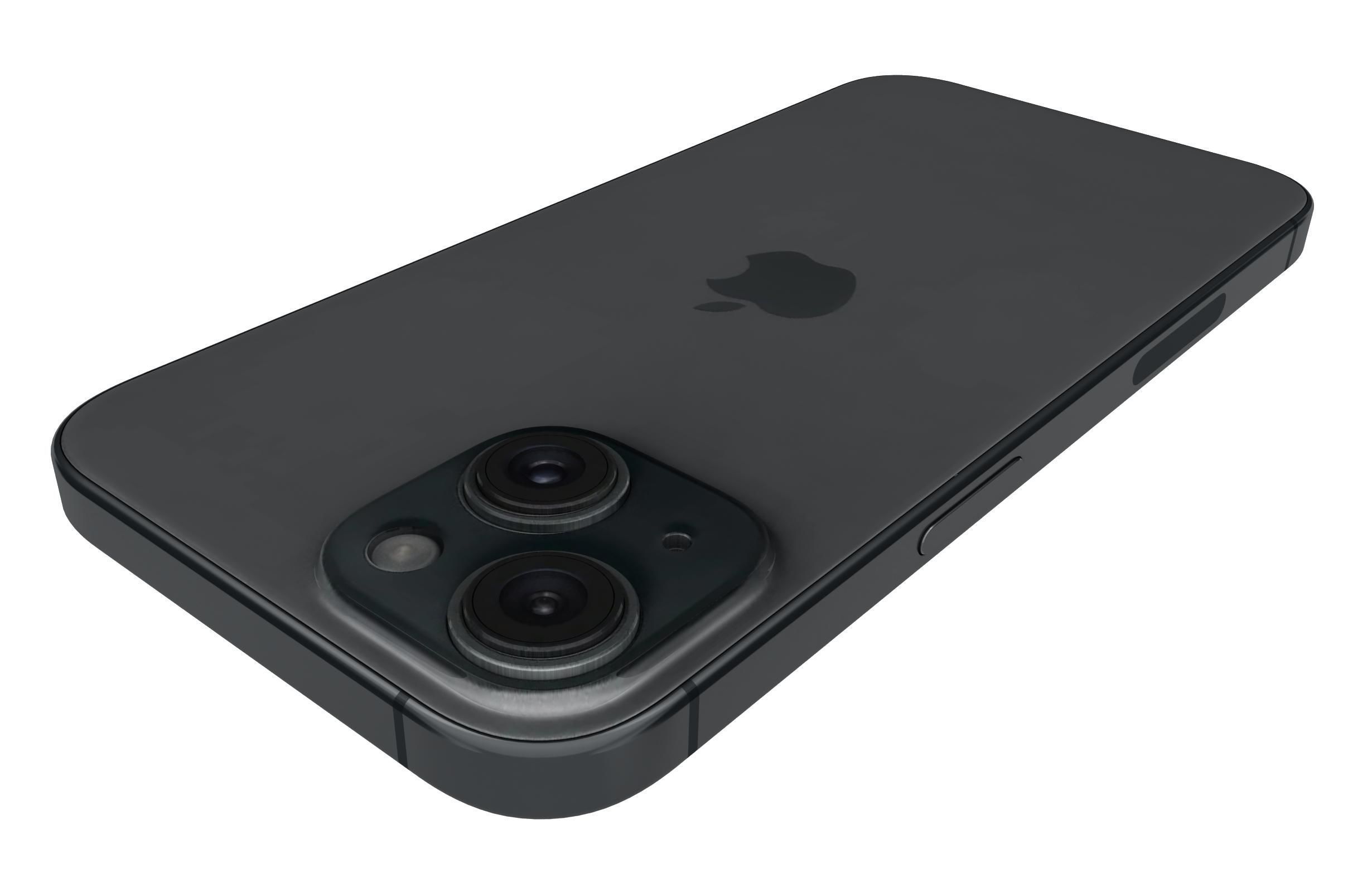 Apple iPhone 15 Black 3D model_15