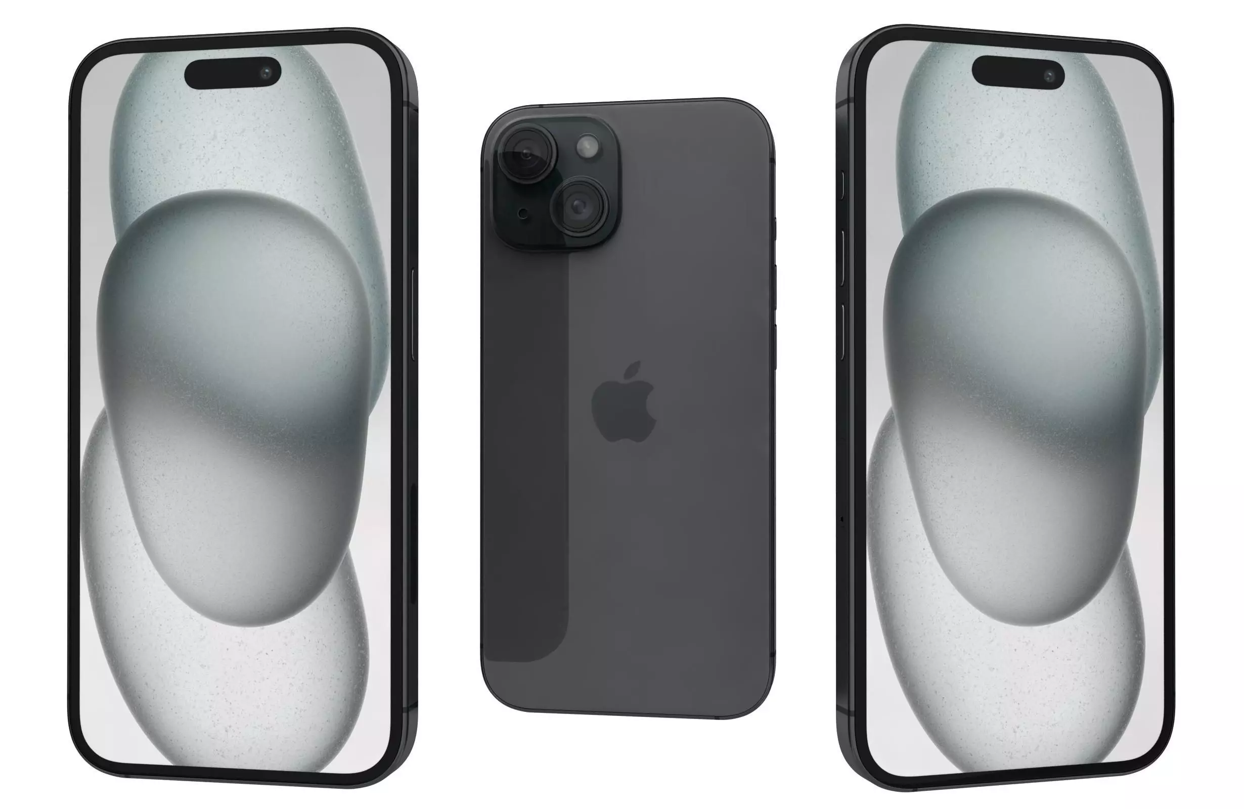 Apple iPhone 15 Black 3D model_0