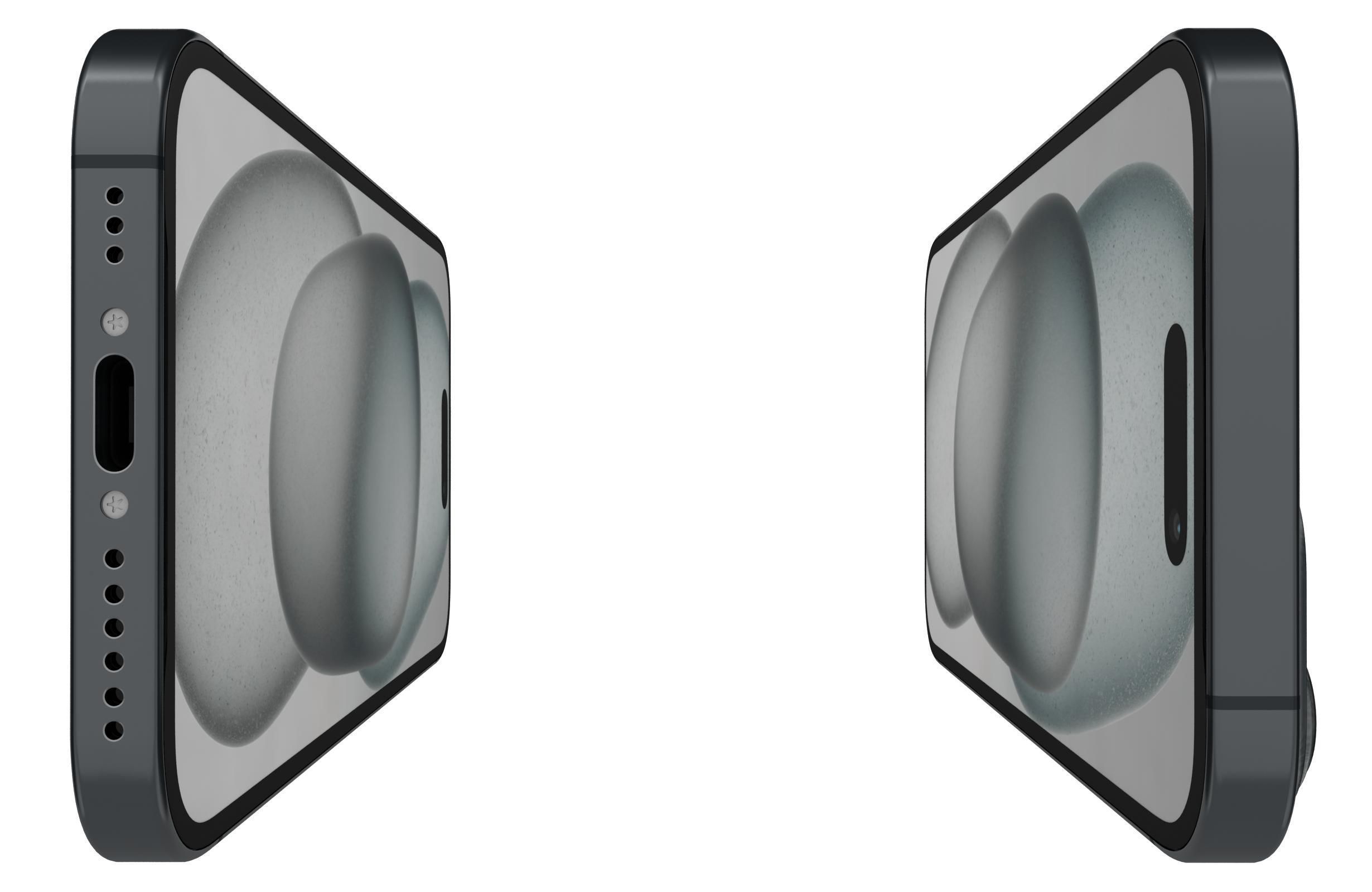 Apple iPhone 15 Black 3D model_8