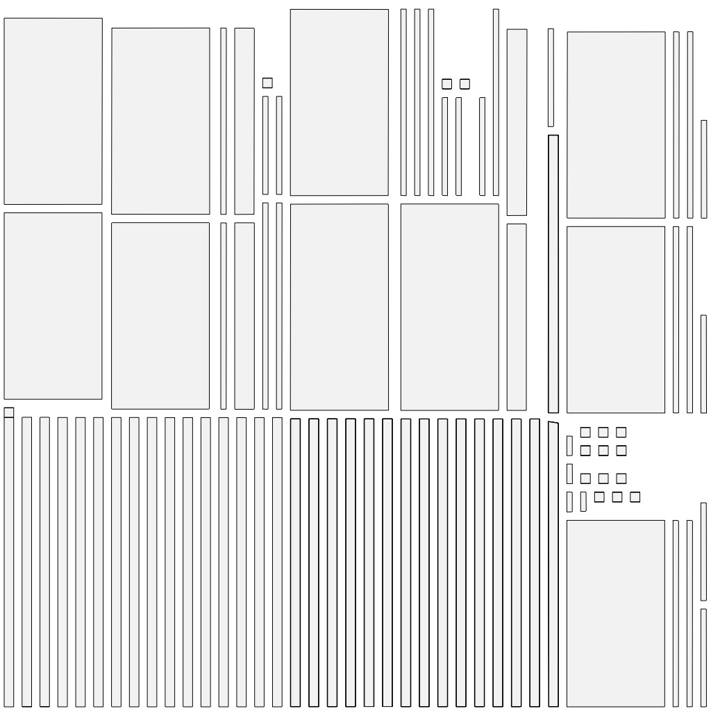 shelf industrial five niches Low-poly 3D model_13