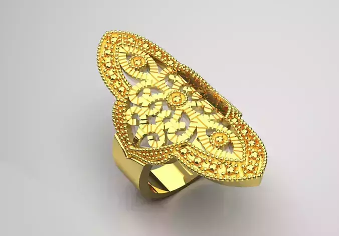 woman gold ring gr0007
