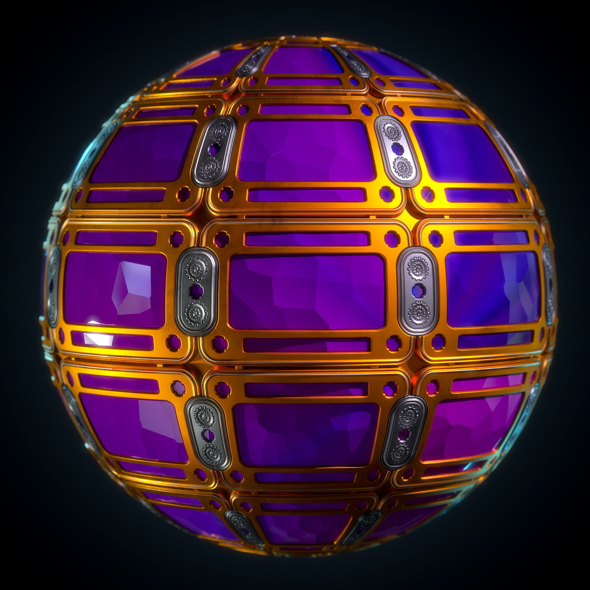 Crystal material VOL 20 - Sbsar - Maps Texture_3