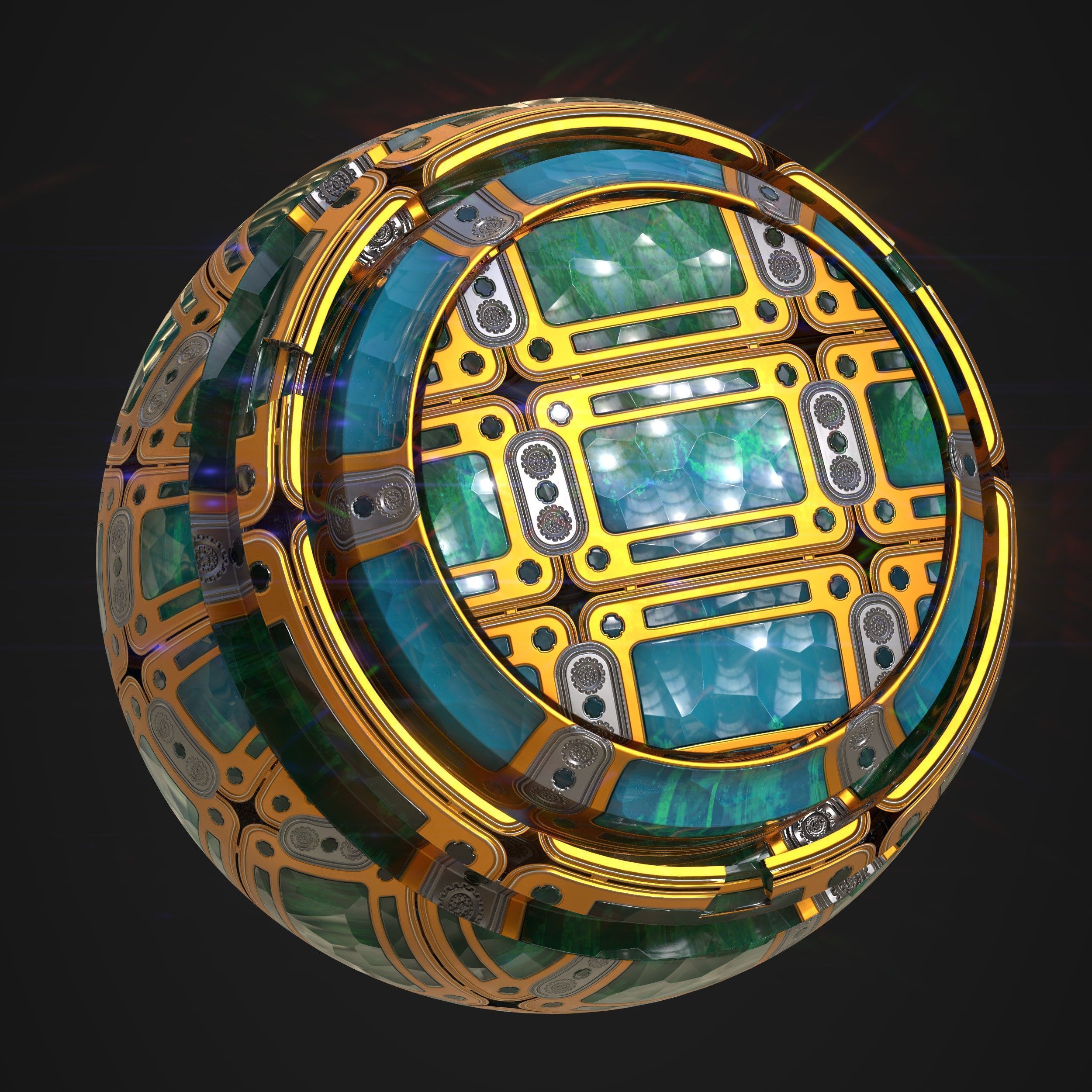 Crystal material VOL 20 - Sbsar - Maps Texture_1