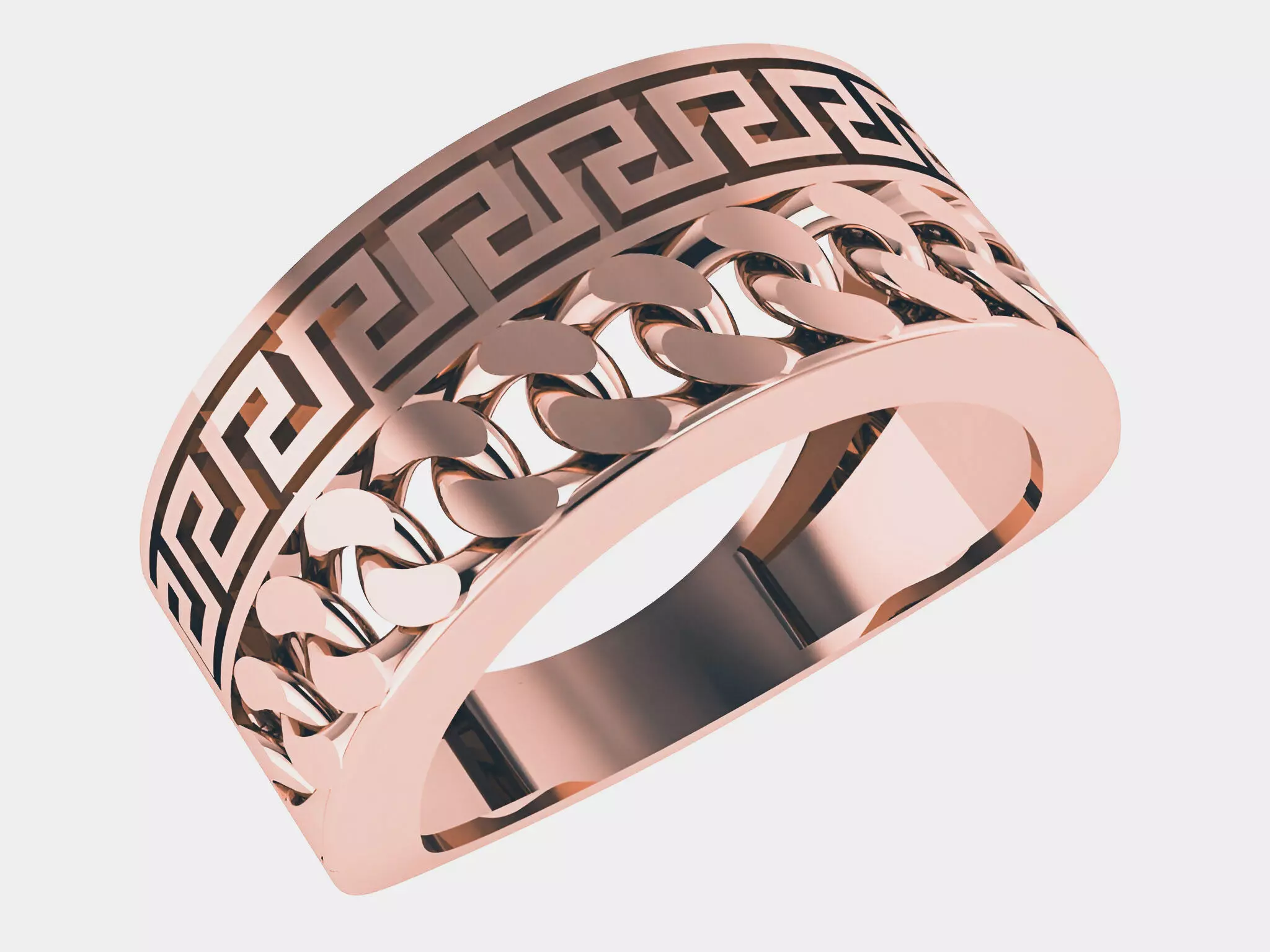 Cuban Ring 3D print model_0