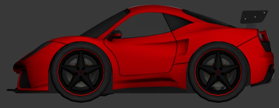 cartoon car vehicle 3d game ready model Low-poly 3D model-005 Low-poly 3D model_5