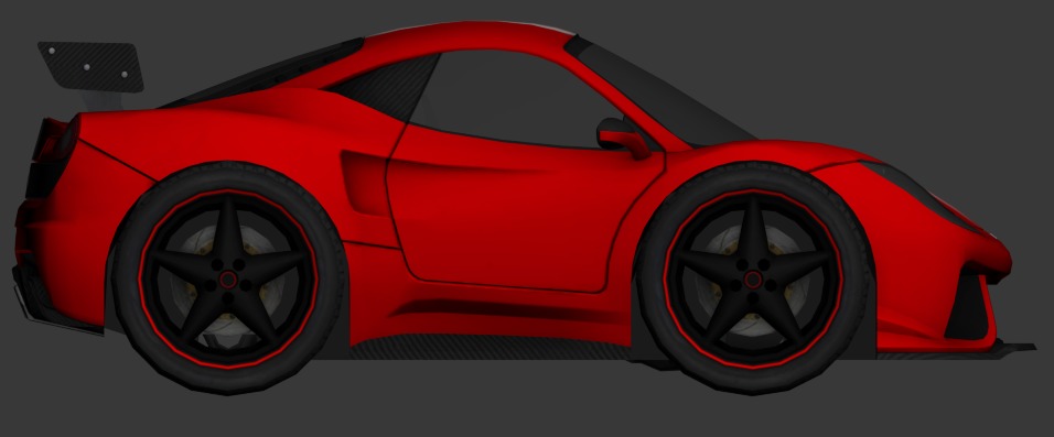 cartoon car vehicle 3d game ready model Low-poly 3D model-005 Low-poly 3D model_27