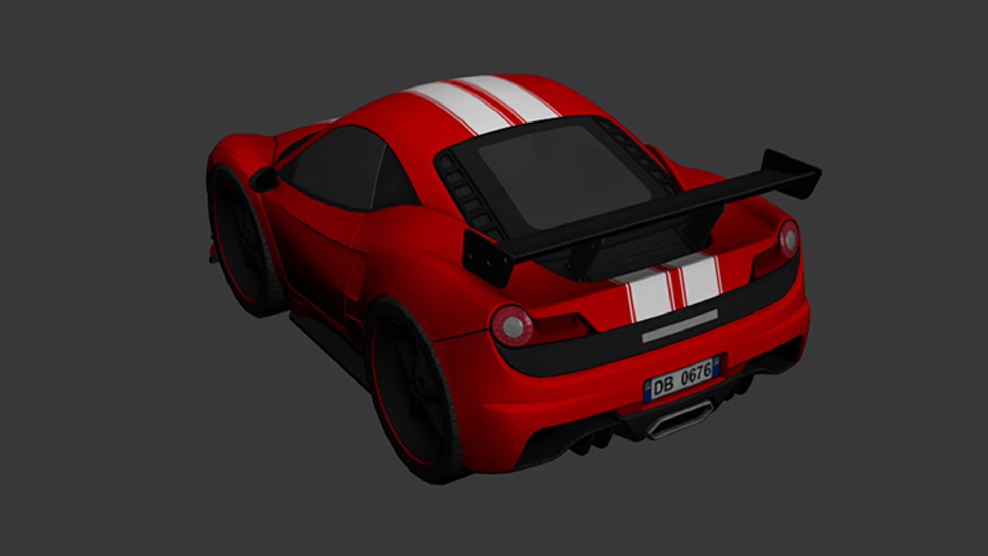 cartoon car vehicle 3d game ready model Low-poly 3D model-005 Low-poly 3D model_29