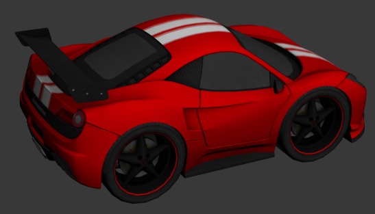 cartoon car vehicle 3d game ready model Low-poly 3D model-005 Low-poly 3D model_6