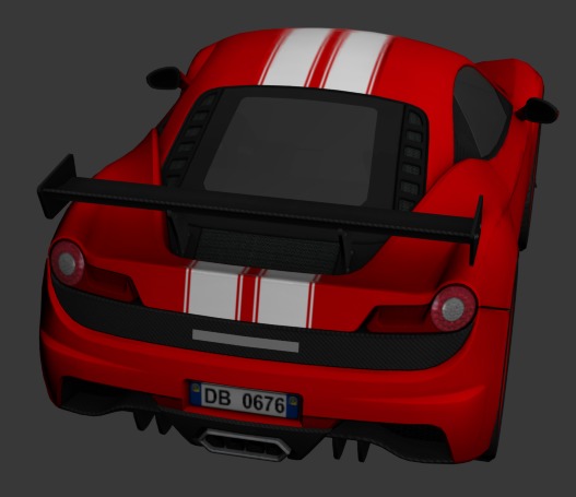 cartoon car vehicle 3d game ready model Low-poly 3D model-005 Low-poly 3D model_4