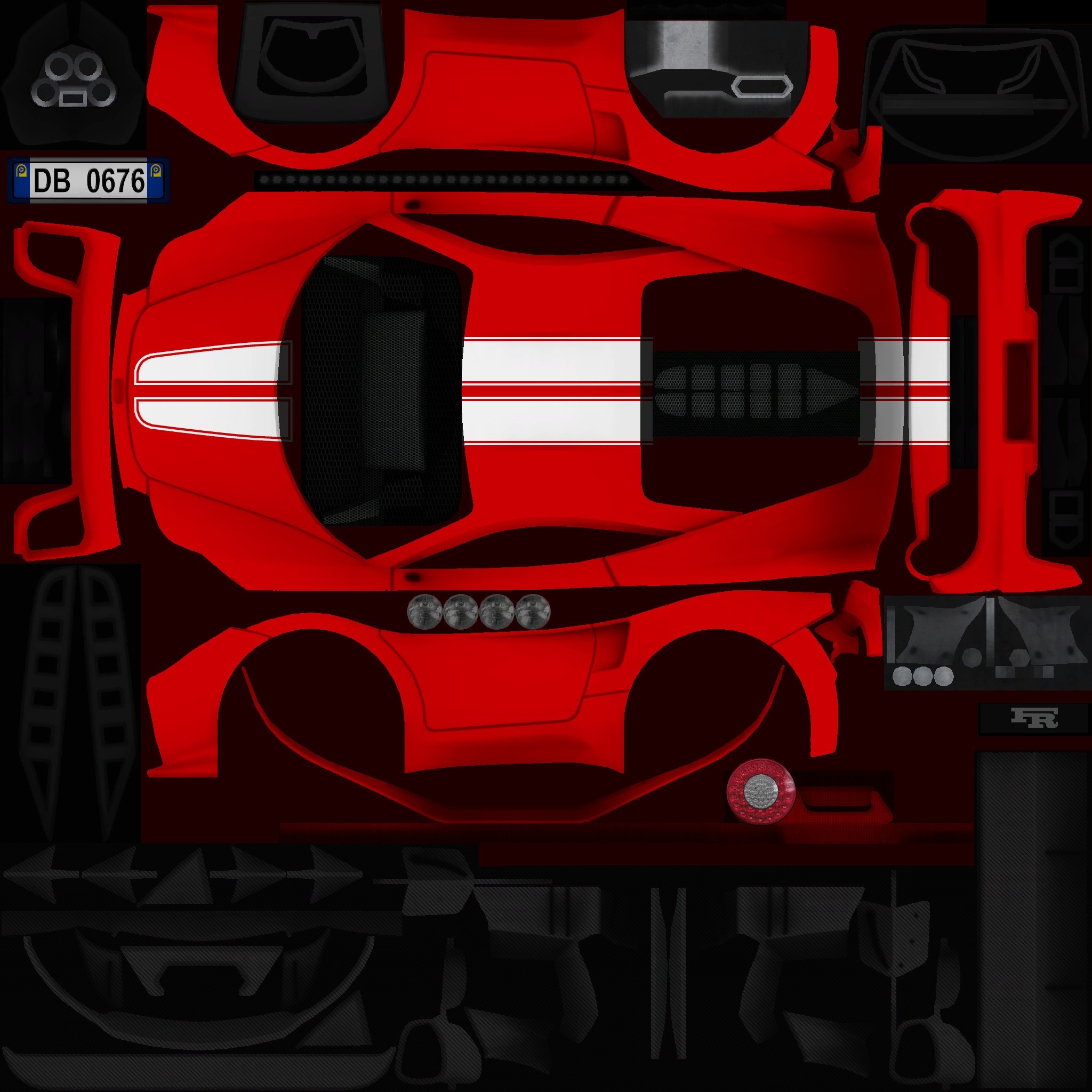 cartoon car vehicle 3d game ready model Low-poly 3D model-005 Low-poly 3D model_53