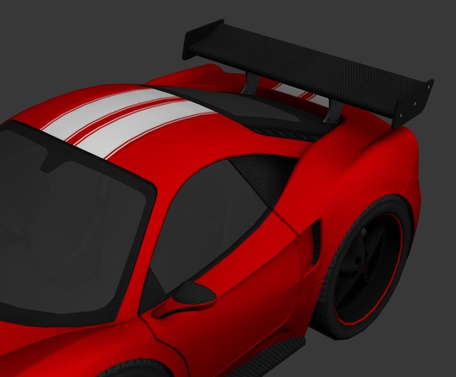 cartoon car vehicle 3d game ready model Low-poly 3D model-005 Low-poly 3D model_34