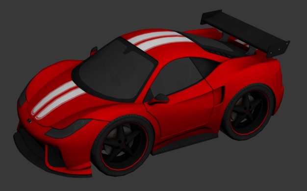 cartoon car vehicle 3d game ready model Low-poly 3D model-005 Low-poly 3D model_21