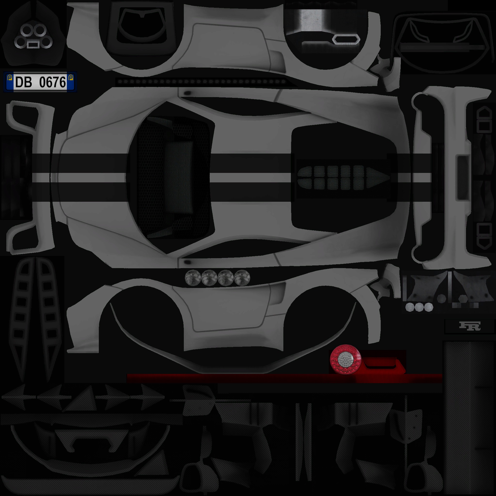 cartoon car vehicle 3d game ready model Low-poly 3D model-005 Low-poly 3D model_59