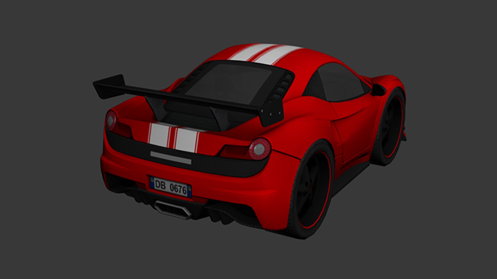 cartoon car vehicle 3d game ready model Low-poly 3D model-005 Low-poly 3D model_25