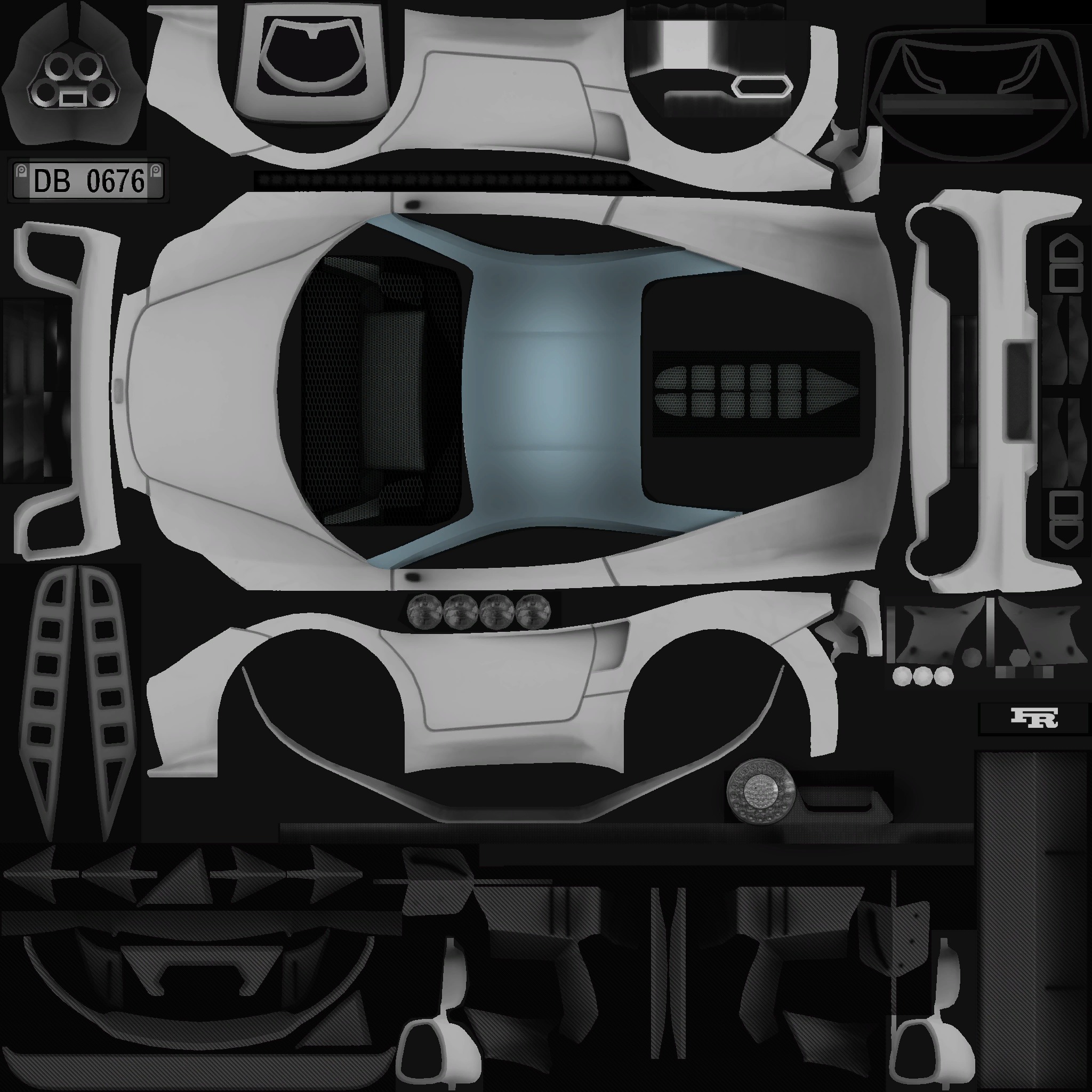 cartoon car vehicle 3d game ready model Low-poly 3D model-005 Low-poly 3D model_62