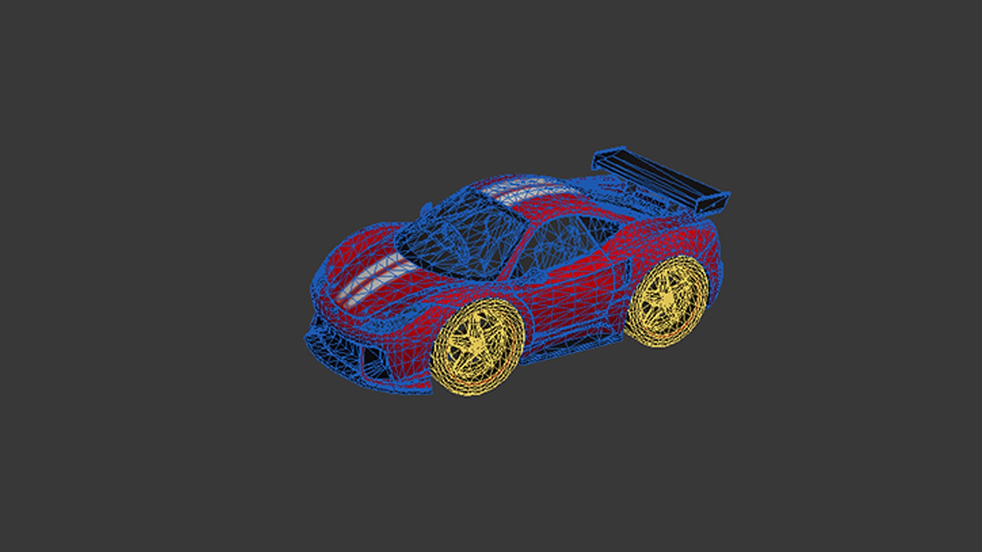 cartoon car vehicle 3d game ready model Low-poly 3D model-005 Low-poly 3D model_45