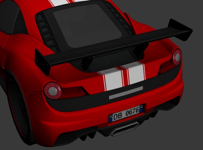 cartoon car vehicle 3d game ready model Low-poly 3D model-005 Low-poly 3D model_12