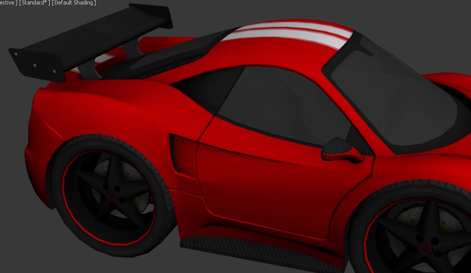 cartoon car vehicle 3d game ready model Low-poly 3D model-005 Low-poly 3D model_37