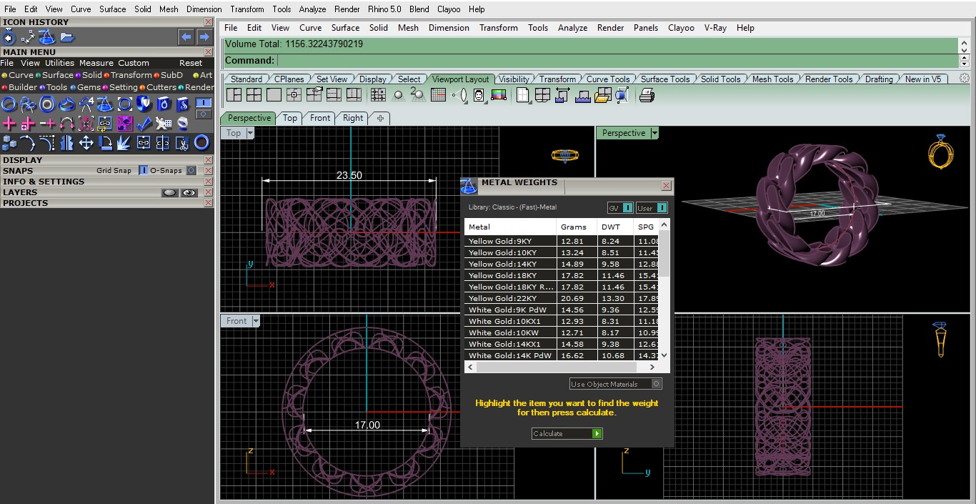 Cuban Chain Ring 3D print model_3