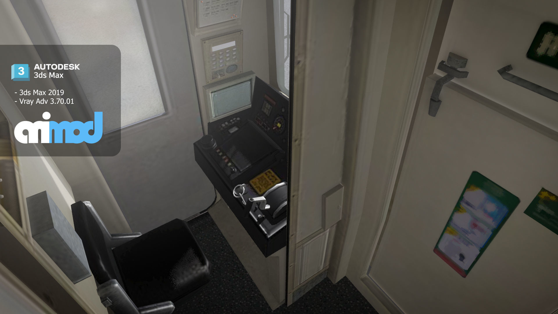 TW Train Locomotive 003 3D model_2