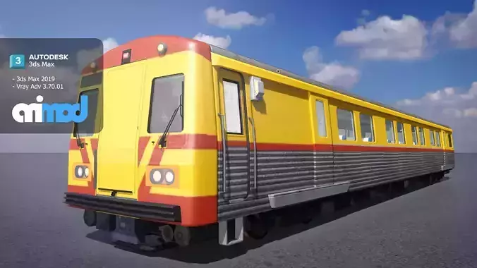 TW Train Locomotive 003 3D model