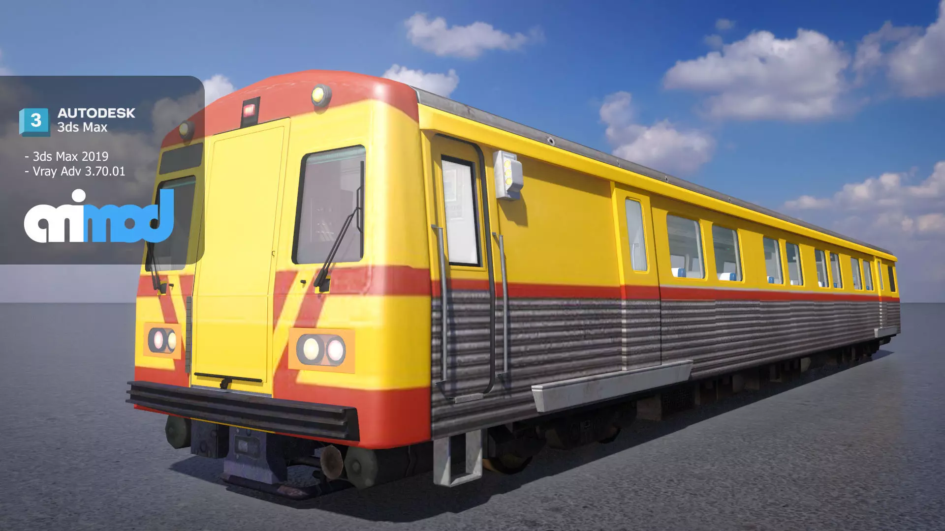 TW Train Locomotive 003 3D model_0