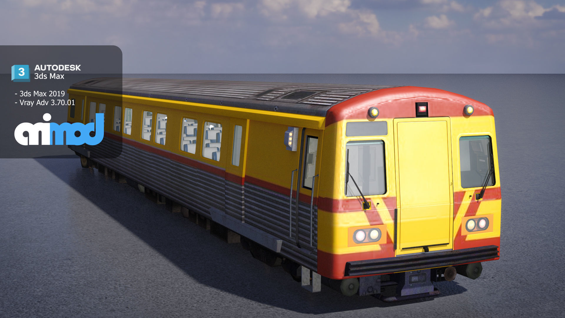 TW Train Locomotive 003 3D model_1