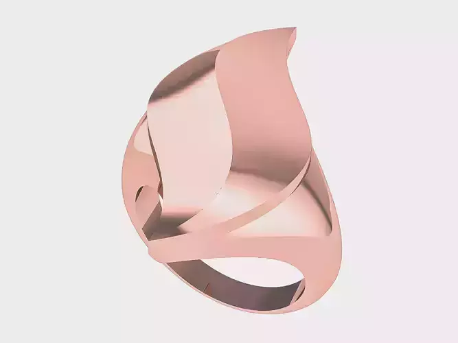 Plain gold ring