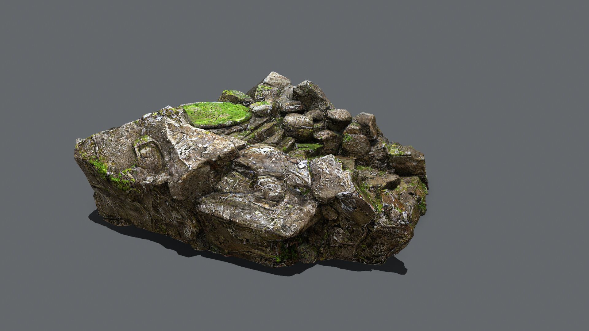 old temple Low-poly 3D model_8