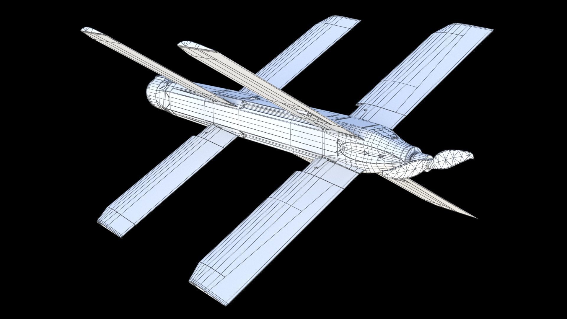 Lancet drone 3D model_15