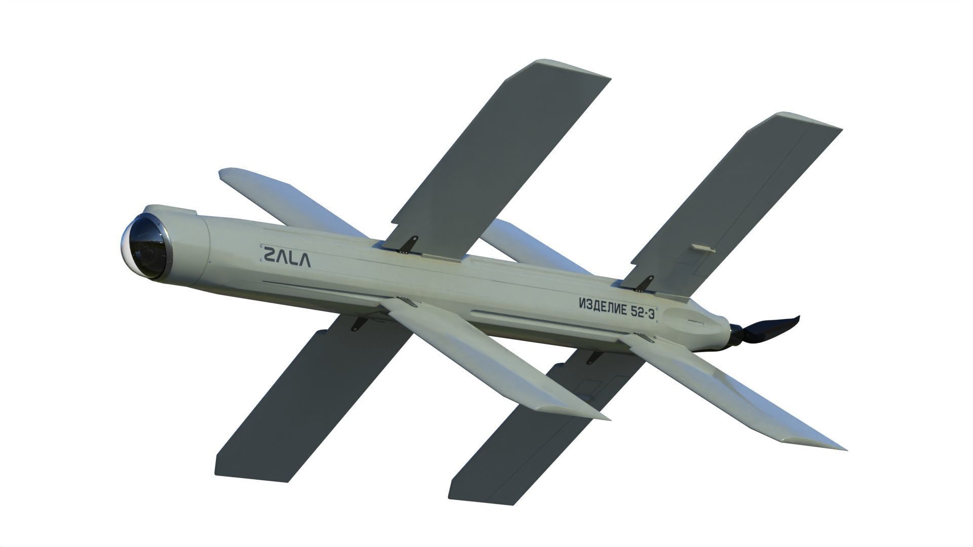 Lancet drone 3D model_6