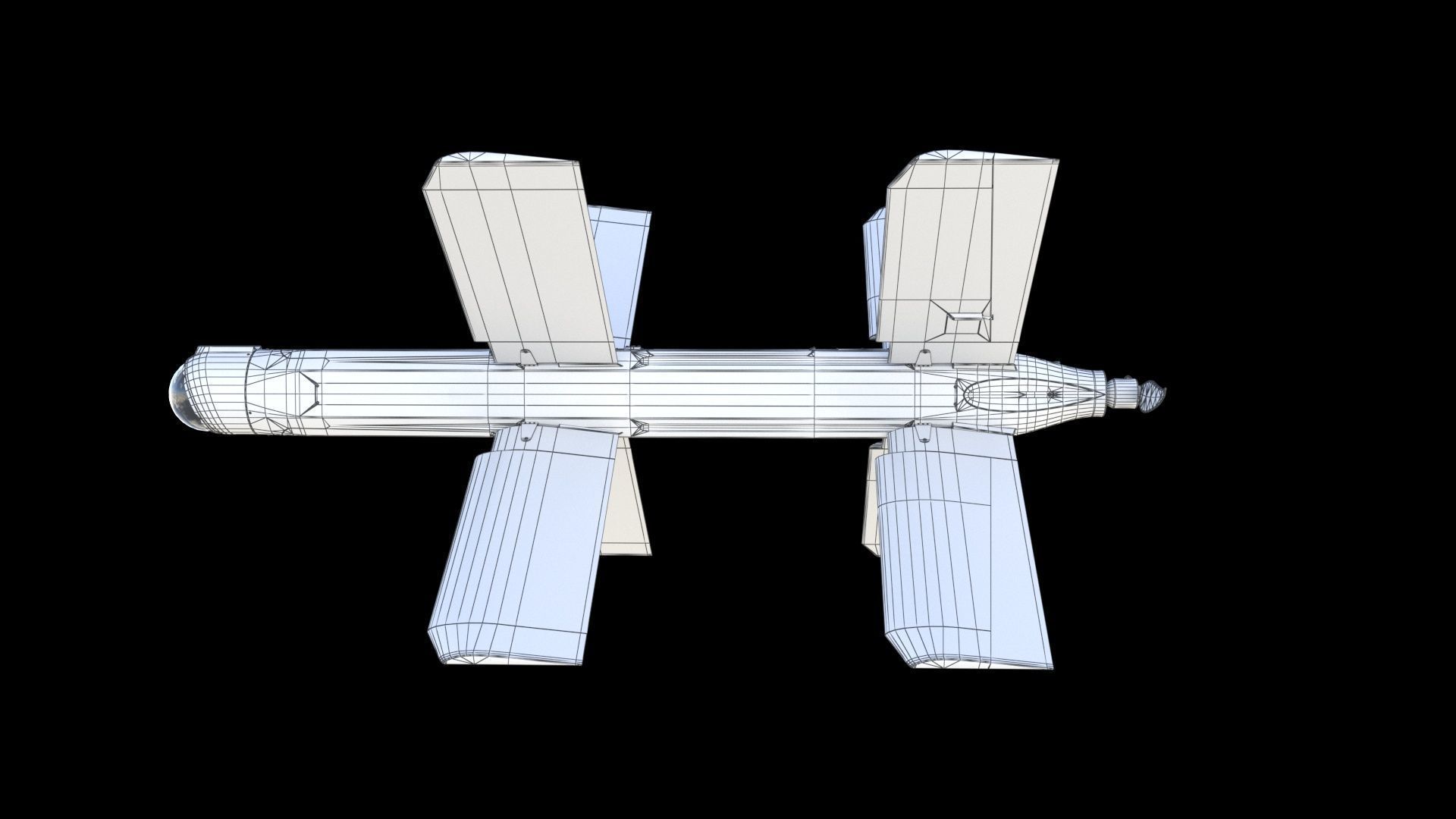 Lancet drone 3D model_14