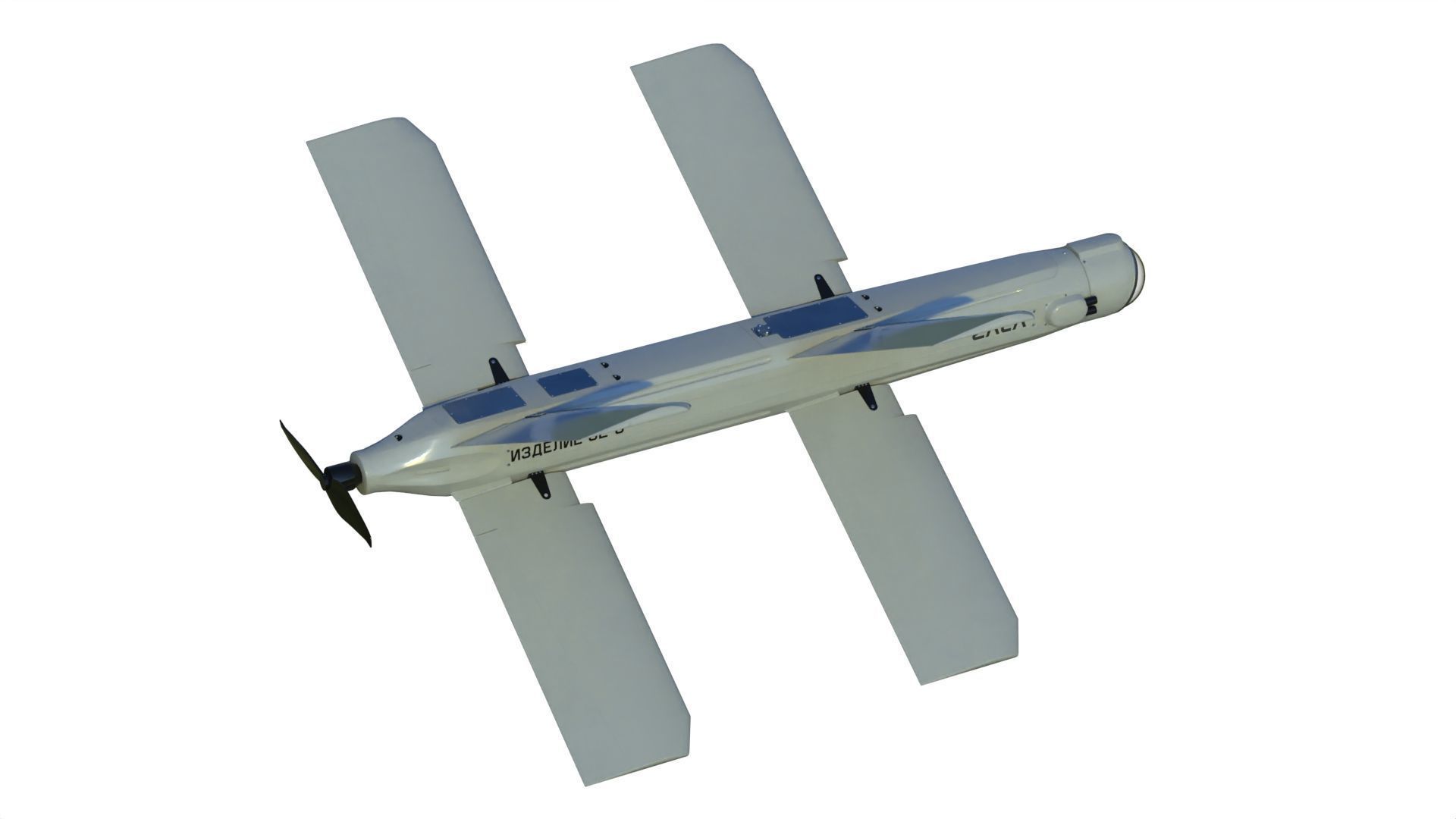 Lancet drone 3D model_4