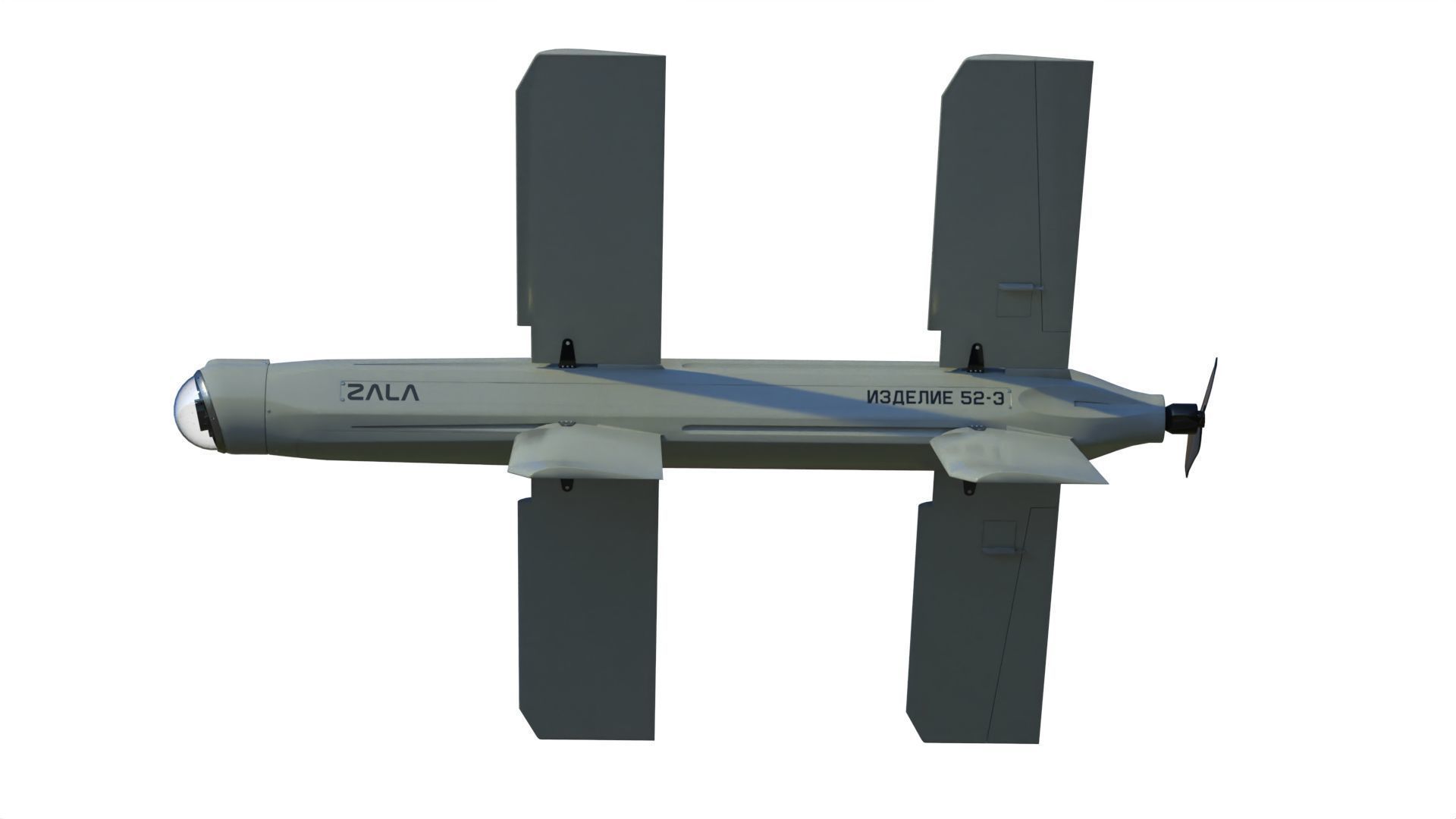 Lancet drone 3D model_9