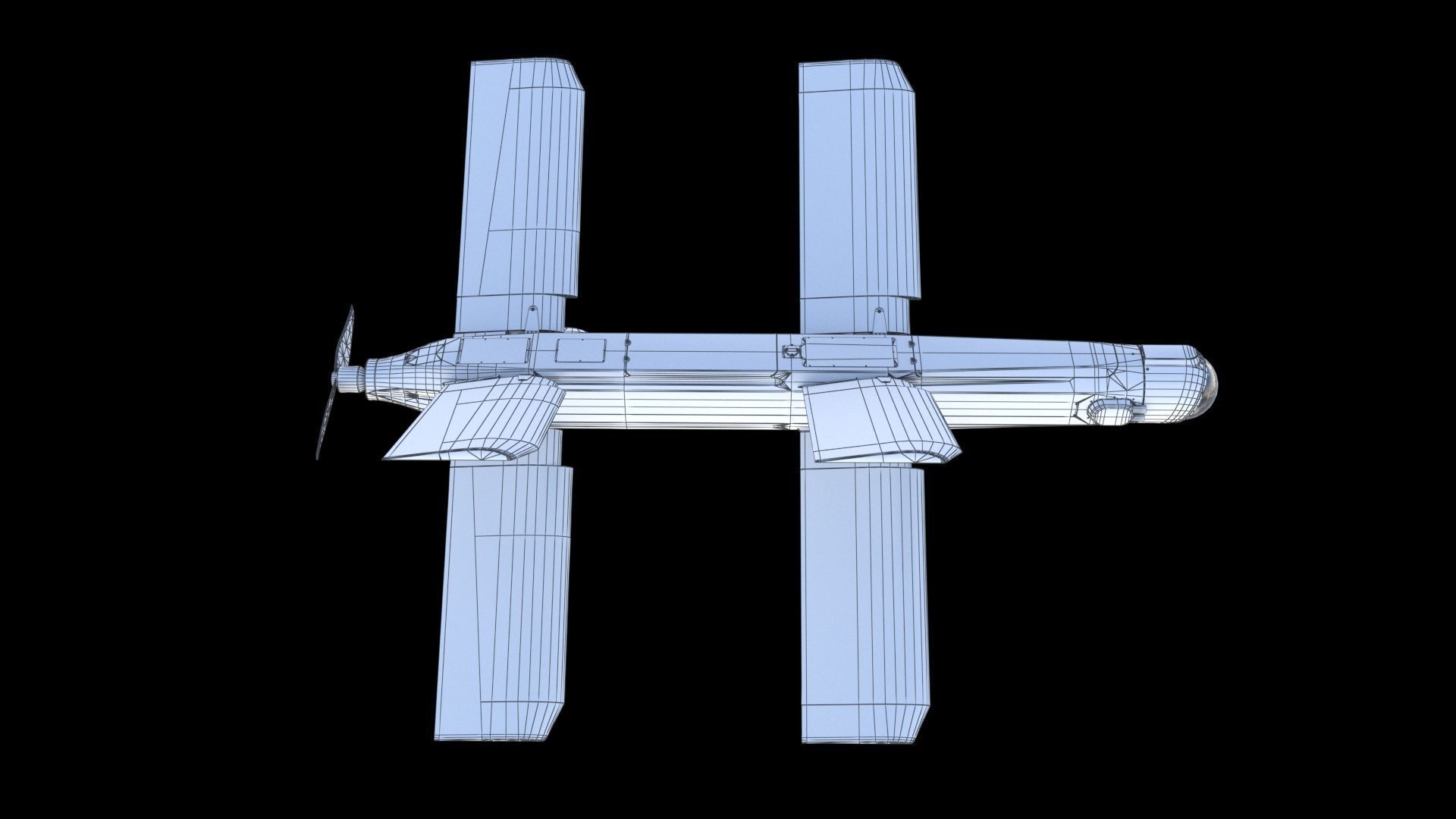 Lancet drone 3D model_17