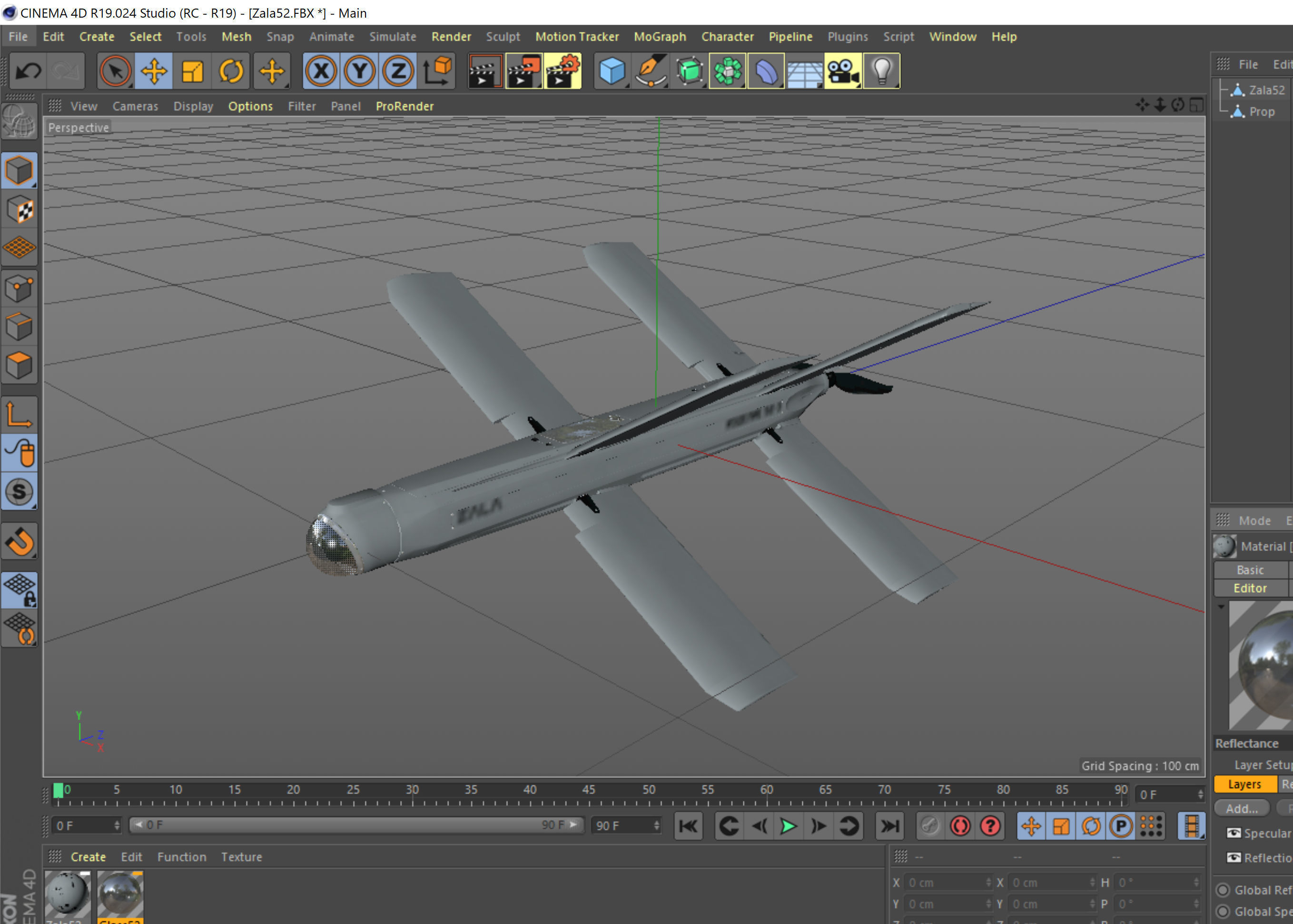Lancet drone 3D model_10