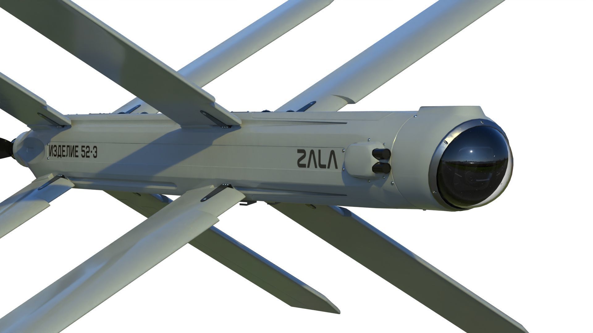 Lancet drone 3D model_1