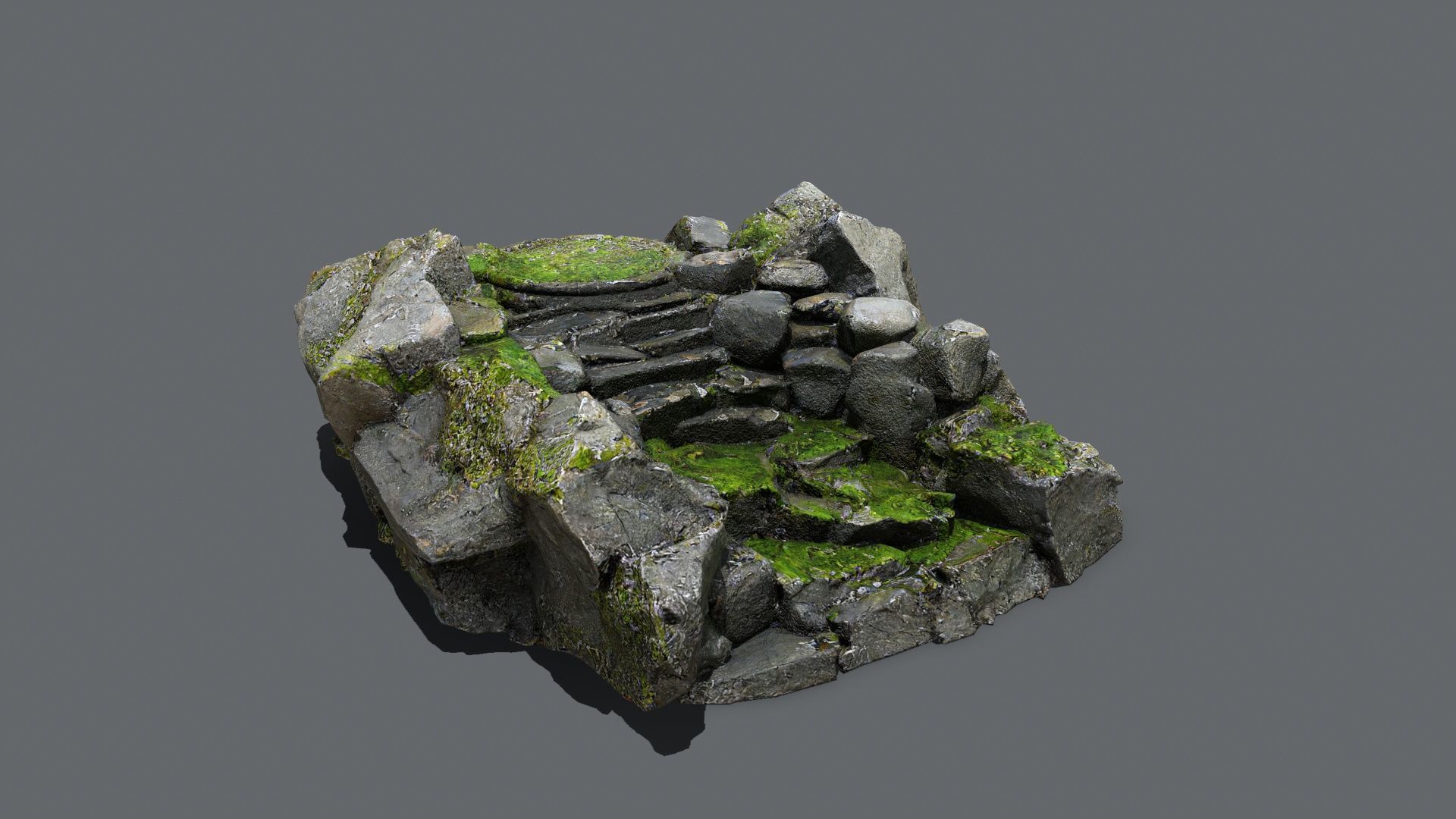 old temple Low-poly 3D model_12