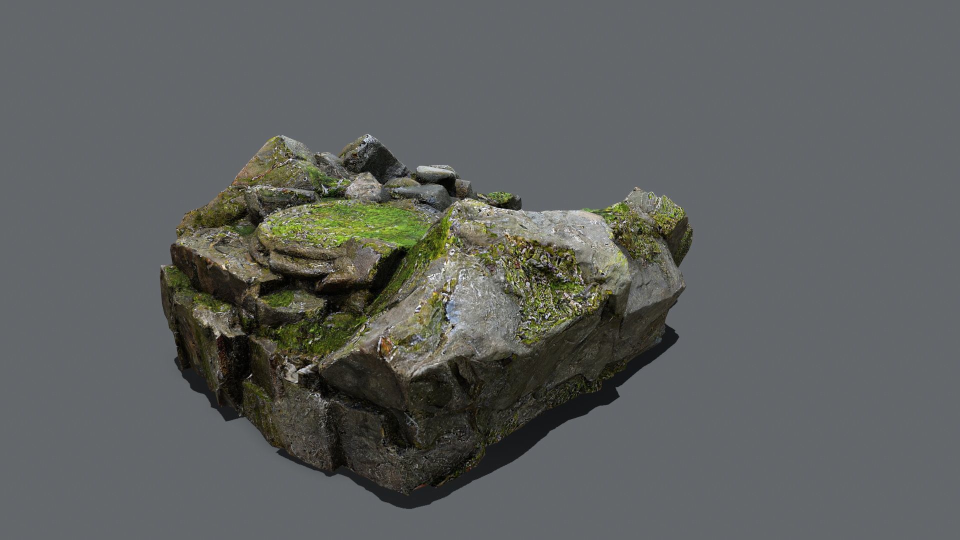 old temple Low-poly 3D model_9