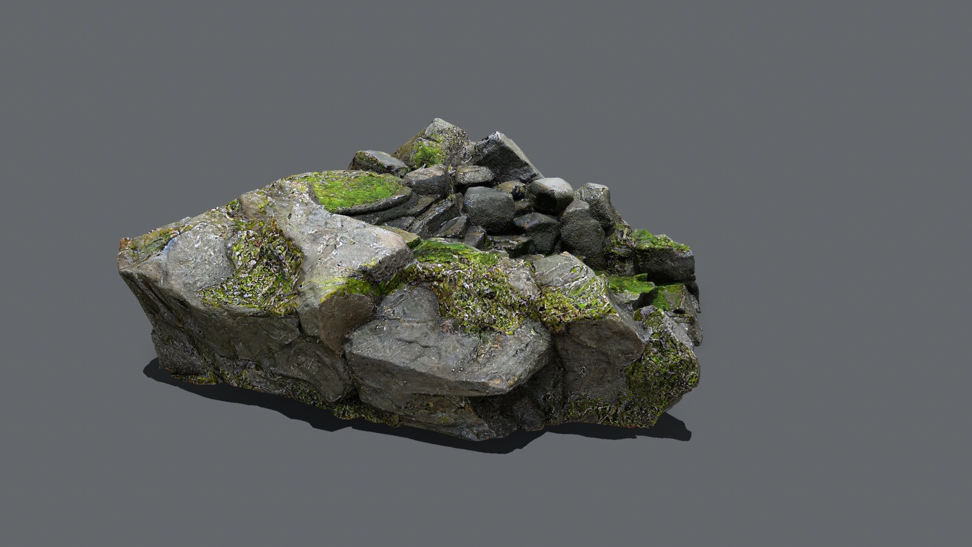 old temple Low-poly 3D model_11