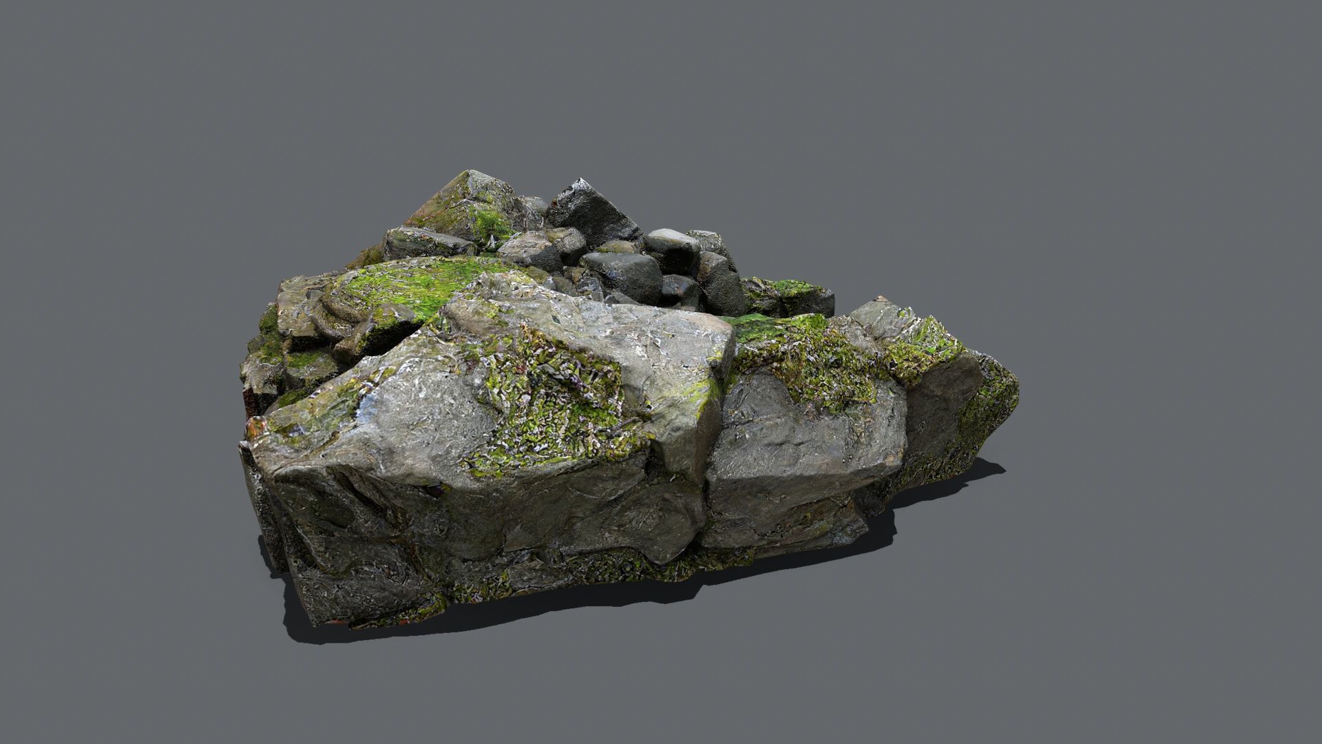 old temple Low-poly 3D model_10