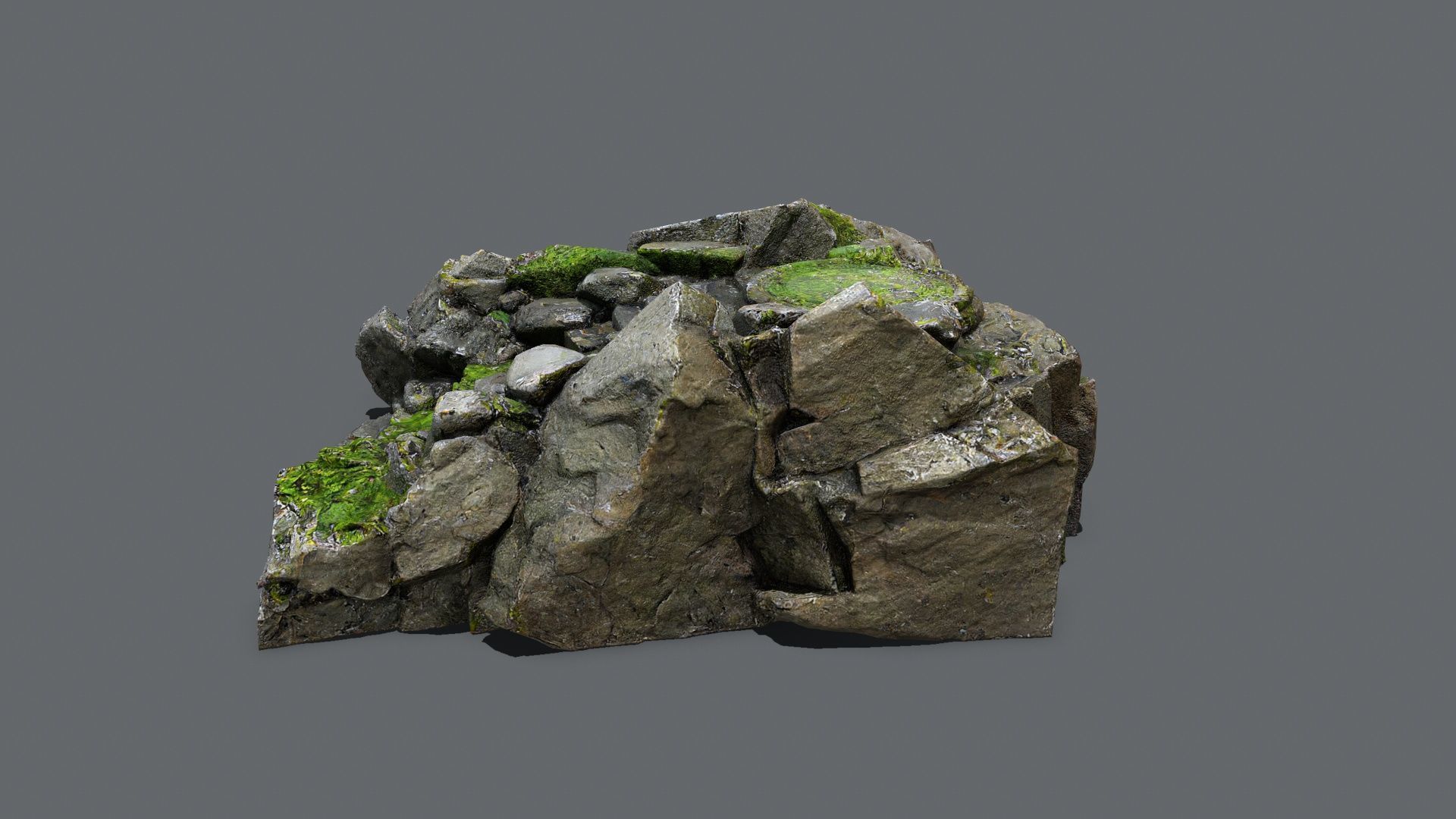 old temple Low-poly 3D model_4