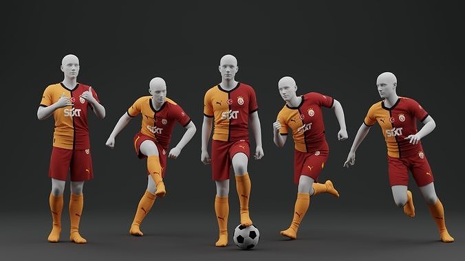 Galatasaray 2024 2025 Home Jersey 3D model