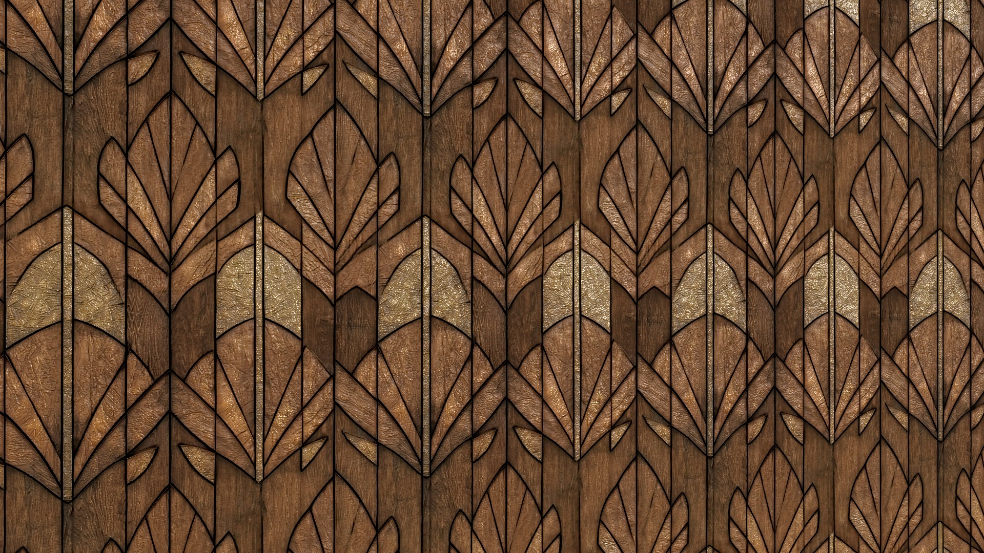 Wooden Wall Panel VOL01 4K Seamless PNG PBR Textures Texture_5
