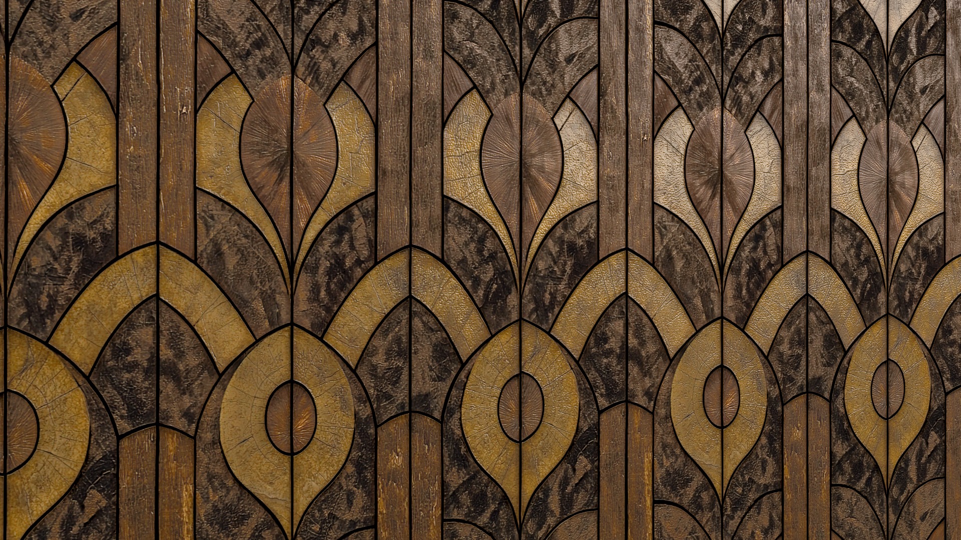 Wooden Wall Panel VOL01 4K Seamless PNG PBR Textures Texture_11