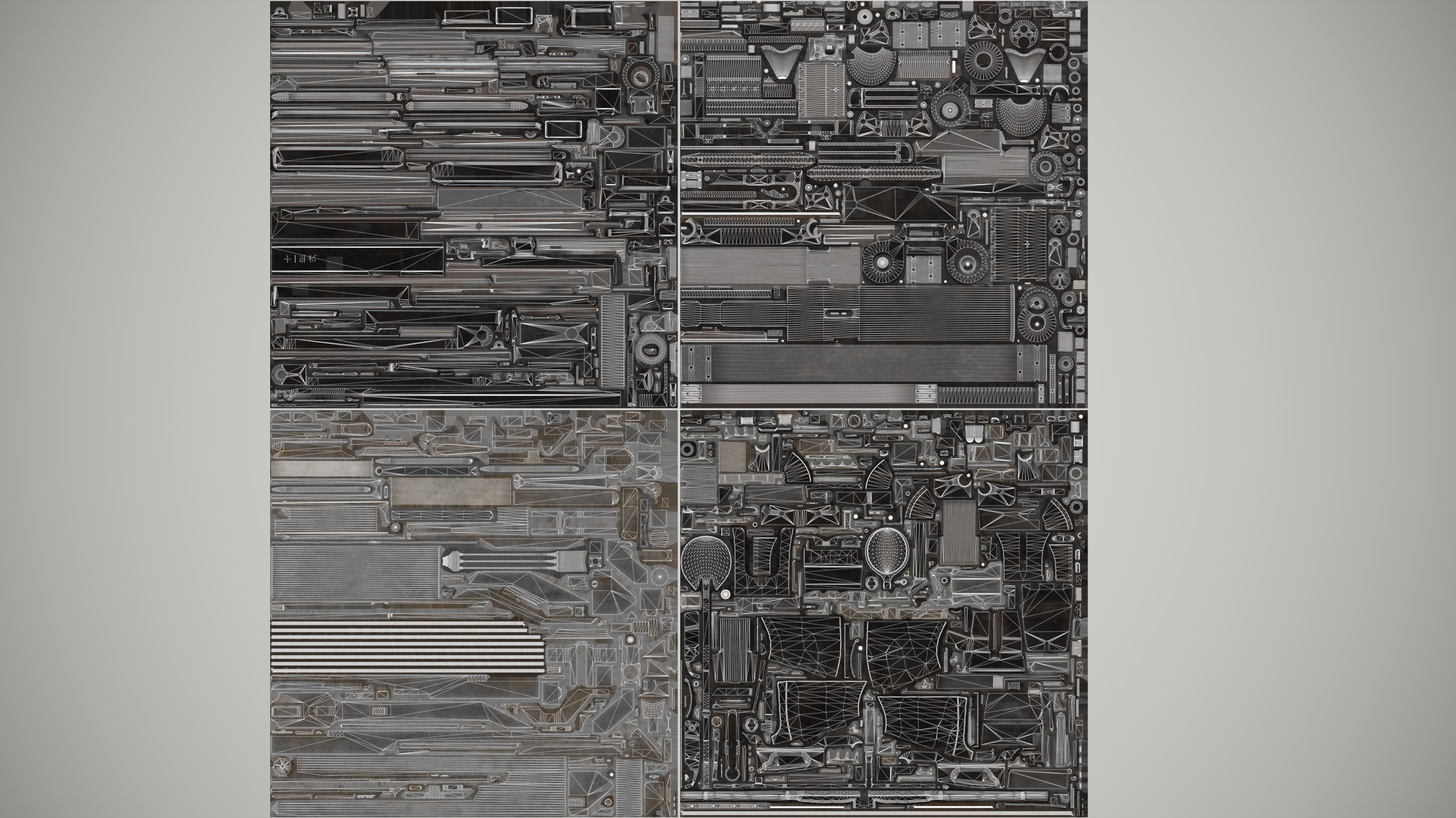 Type 11 Light Machine Gun Low-poly 3D model_17