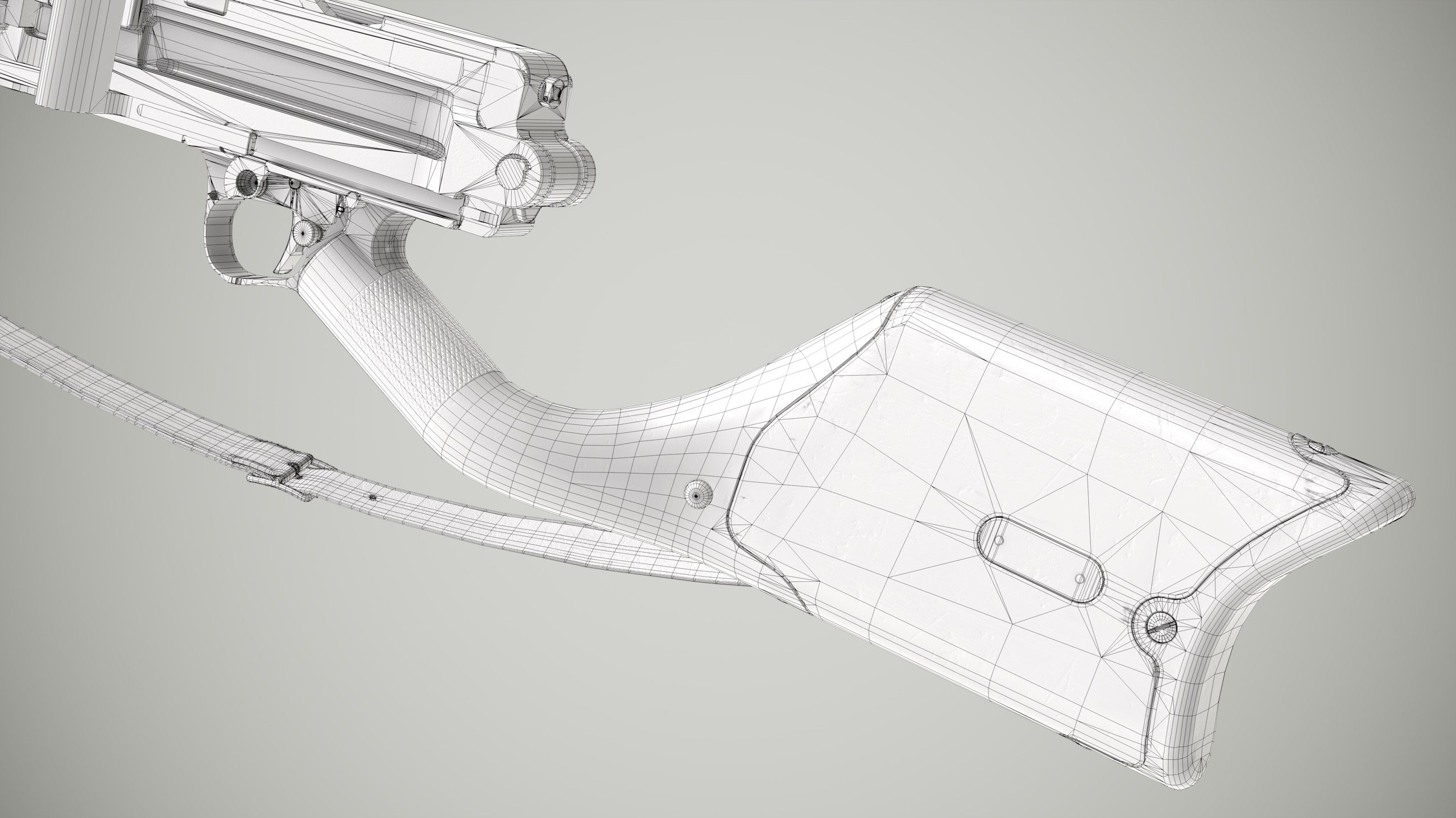 Type 11 Light Machine Gun Low-poly 3D model_21