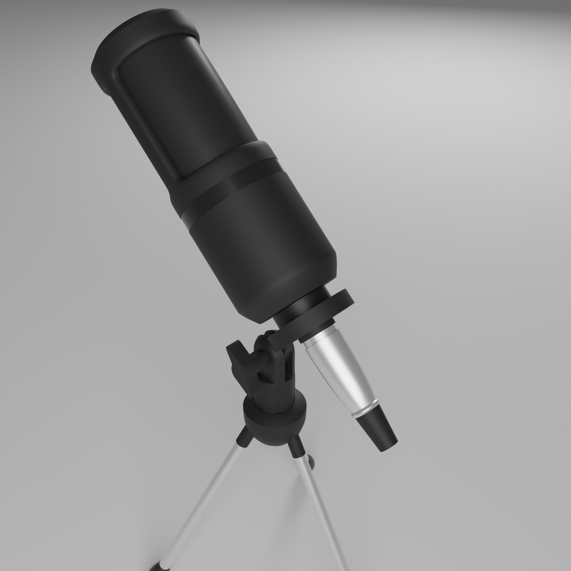 Mano Microphone 3D model_1